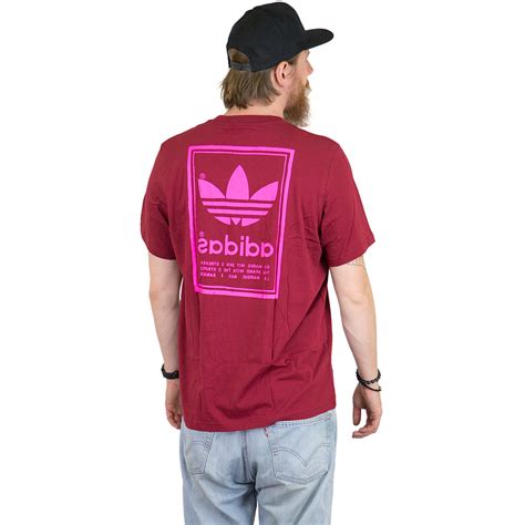 adidas herren clfn t-shirt weinrot|Weinrot · Originals · T .